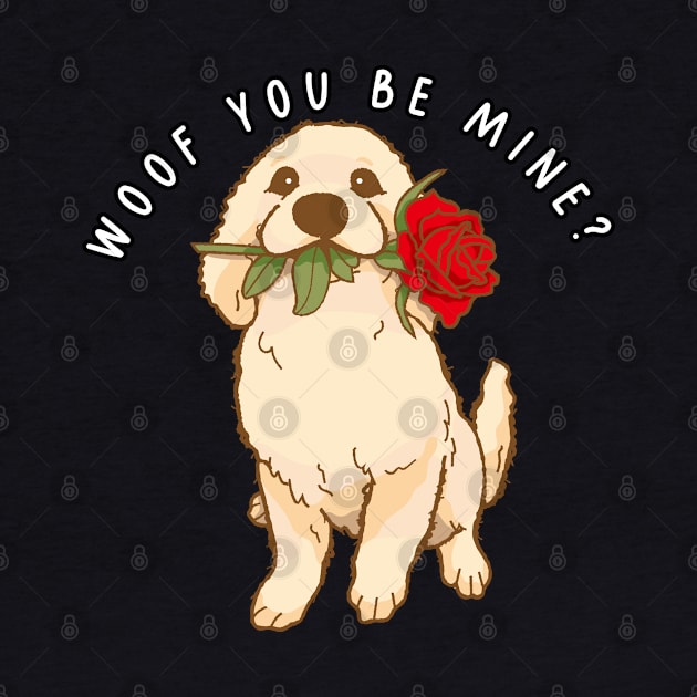 woof you be mine? Valentine, Couple by Project Charlie